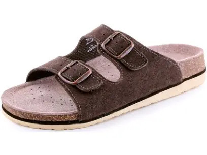 Obuv nazouvák CXS CORK ZETA, pánský, bez pásku, hnědý